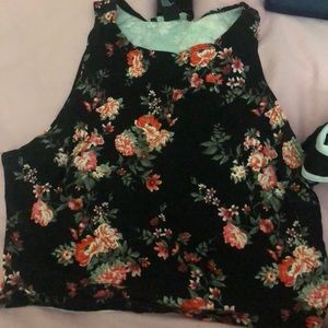 Floral crop top